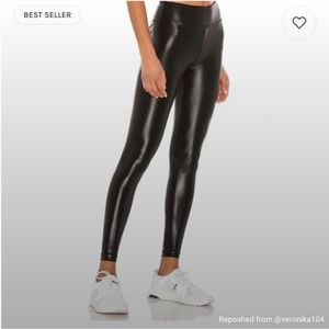 Koral lustrous high rise black leggings
